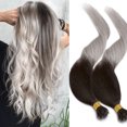 thumbnail image 2 of SEGO 100% Remy Human Hair Extensions Micro Loop Hair Extension Nano Micro Bead Ring Thick Hair Piece Clearance, 2 of 8