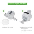 thumbnail image 2 of Graflsoa Solar-Powered Garden Irrigation Timer with LCD Display, Automatic Watering System for Balcony, Lawn, and Agriculture, 16 Programmable Settings, ABS Material, Grey Color, 21mm Tap Connection, 2 of 6