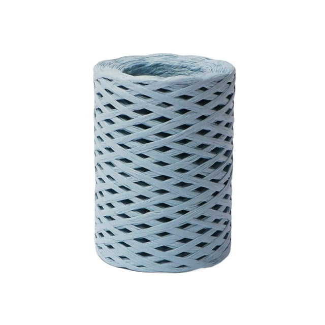 Decodeary DIY Handmade Straw Hat Braided Thread Paper Cord For Crafts Natural Raffia Red type+1