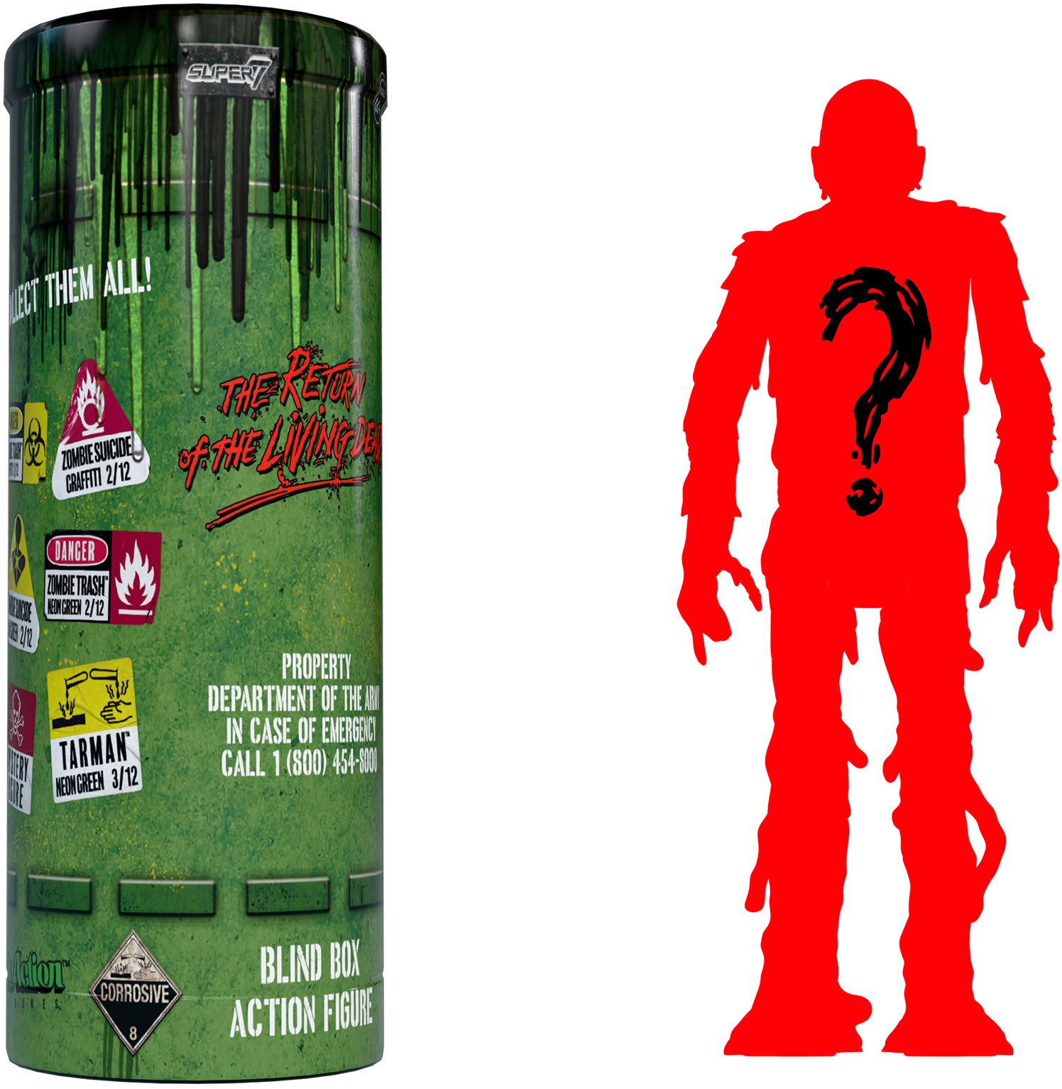 Super7 - Return of the Living Dead - Reaction Blind Box Wv1 - 12pc Flat