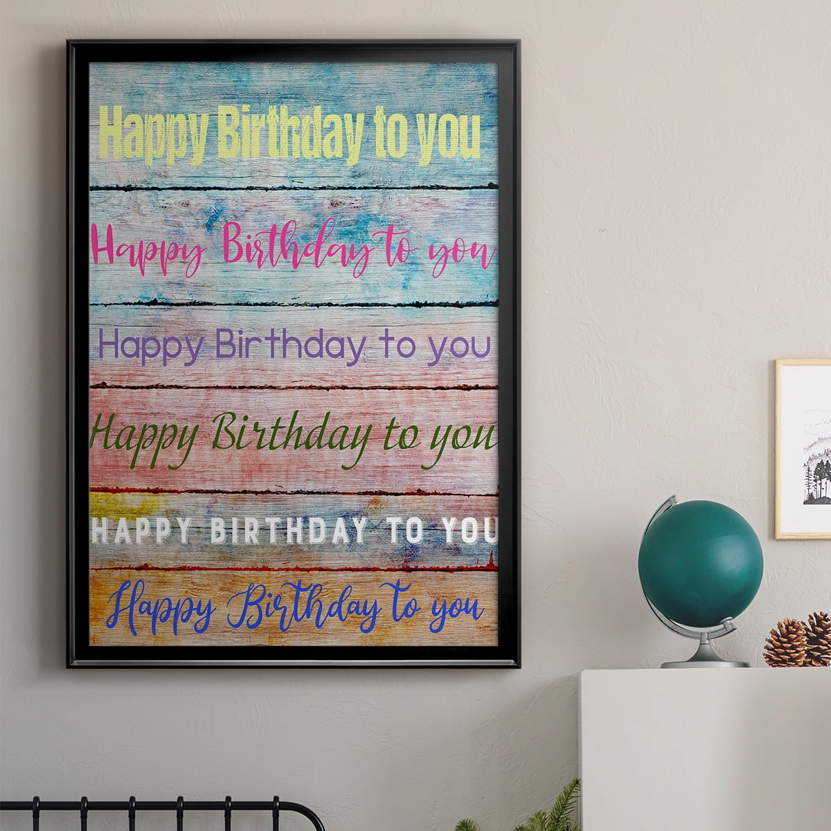 Birthday Song Premium Framed Print - Ready to Hang