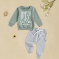 thumbnail image 2 of Kaprioy Baby Boy Clothes Fall 6 12 18 24 Months Football Long Sleeve Pullover Tops & Pant Sets Toddler Winter Outfits, 2 of 7