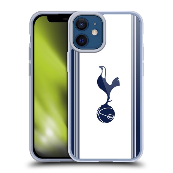 Head Case Designs Officially Licensed Tottenham Hotspur F.C. 2024/25 Badge Kit Home Soft Gel Case Compatible with Apple iPhone 12 Mini