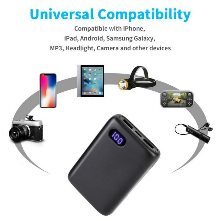Mini batterie externe 10000 mAh pour iPhone et Samsung