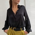 thumbnail image 5 of Clothing 2025 Super Soft Wrinkle Free Button Down Shirts for Women Formal Work Dress Blouses Tops Womens Button Down Shirts Boyfriend Long Sleeve Oversized Blouses Tops, 5 of 5