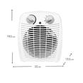 thumbnail image 4 of Calefactor Termoventilador Atvio FH211B 1500 W Blanco, 4 of 4