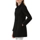 thumbnail image 4 of Abrigo largo de invierno de doble botonadura con cuello Peter Pan para mujer Inspire Chic, color negro, talla M, 4 of 7