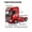 Red, variant on Remote Control Truck with Trailer, 1/18 Scale 6x4 Tractor Truck 770S Heavy-Duty Semi Truck with Sound & Light Control - Realistic RTR Construction Model, Gifts for Engineering Hobbyists