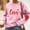 Pink, variant on FDGIU ‌Valentine's Day Shirt Women, Heart Print Long Sleeve T-Shirt with Crew Neck for Valentine's Outfit & Casual Wear