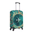 thumbnail image 3 of Kdxio Around The Planet Pattern Luggage Cover for Travel,Elastic and Durable,Fits 18-32 Inch,Anti-Scratch Suitcase Protector, 3 of 9