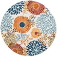 thumbnail image 4 of SAFAVIEH Cabana Garnet Floral Outdoor Area Rug, 4 of 9
