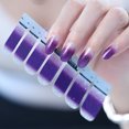 thumbnail image 1 of Waiimak 2Pc Wraps Decals Beauty Glitter Powder Nail Stickers Gradients Color Full Cover, 1 of 2