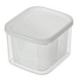 thumbnail image 1 of Draining Basket Storage Container,Kitchen Produce Vegetable Fruit Draining Fruit Storage Container Vegetable Fruit Storage Container Ultra Responsive, 1 of 8