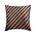 thumbnail image 6 of Sham Pillow Cover, Purple Euro Pillowcases 26x26 inch (65x65 cm), Silk European Sham&nbsp;Covers, Striped, Pintucks, Textured, Modern Euro Size Pillowcases - Unfolding Purple Copper, 6 of 10