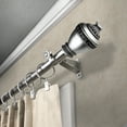 thumbnail image 2 of Malika 13/16" Bay Window curtain rod 20"-36", 38"-72" - Satin Nickel,(ABay-95-5), 2 of 4