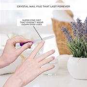 Lindo Premium Crystal Nail File - Premium/Dipped Tech - 3pcs/pk