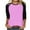 Purple 3/4 Sleeve Tshirts, variant on Htigea Women Raglan Sleeve Baseball T-Shirts Casual 3/4 Sleeve Crewneck Tops Loose Pullover Tunic Tees Blue,M