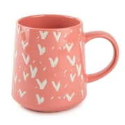 Thyme & Table Stoneware Mug, 16 fl oz, Pink Hearts