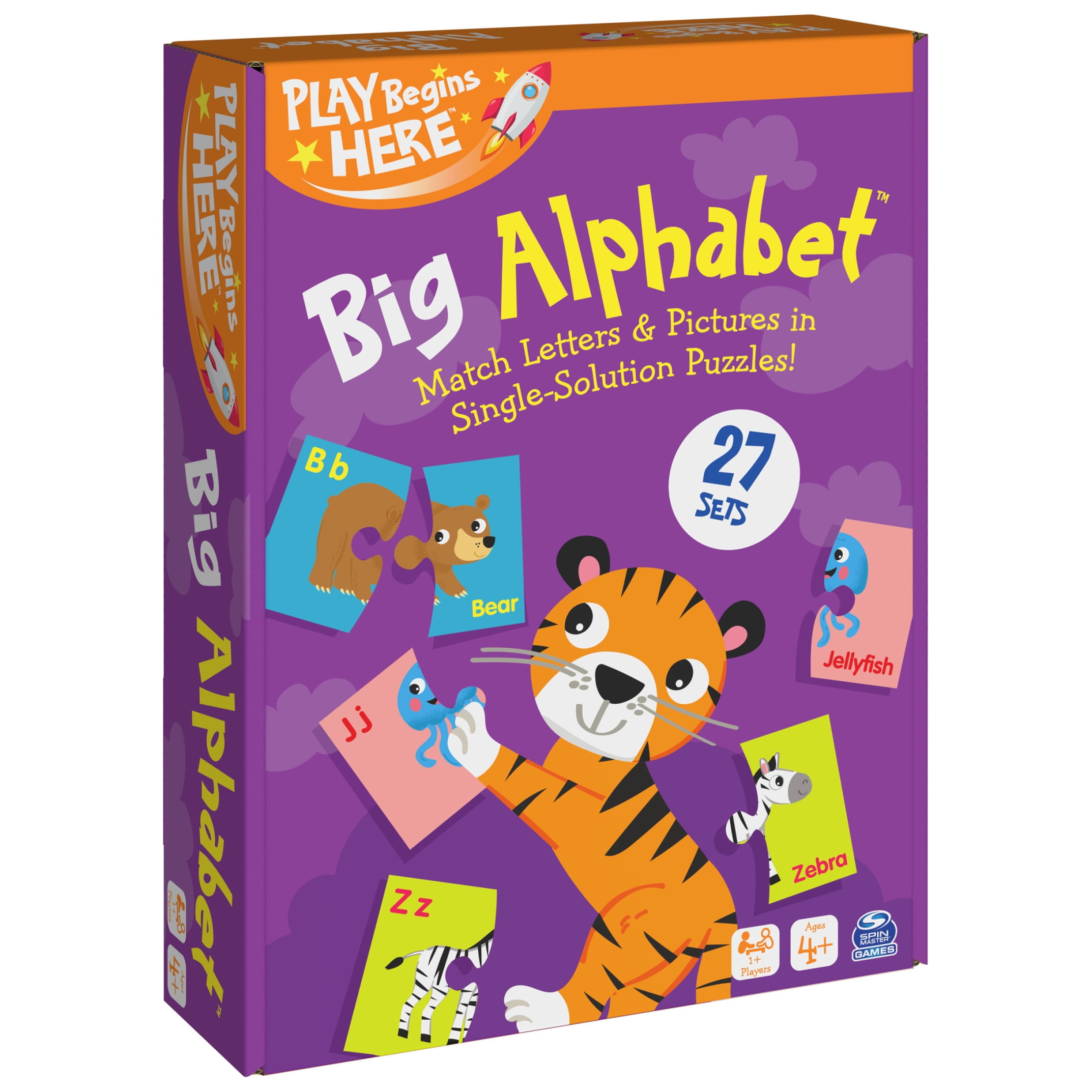 Match and Learn Alphabet Game, for Kids Ages 3 and up