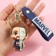 thumbnail image 1 of Vengadores dibujos animados capitán Spider Man llavero de silicona Ironman Hulk Deadpool muñeca llavero bolsa accesorios llavero de coche xuanjing  unisex, 1 of 2