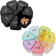 thumbnail image 1 of Pastillero semanal de 2 piezas, caja de almacenamiento portátil para tabletas medicinales una vez al día, 7 días, con compartimento separado para guardar vitaminas, medicamentos y suplementos, 1 of 5