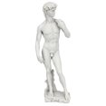 thumbnail image 3 of Design Toscano Michelangelos David Statue, 30,5 cm, Polyrésine de Marbre Collé, Blanc, 3 of 8