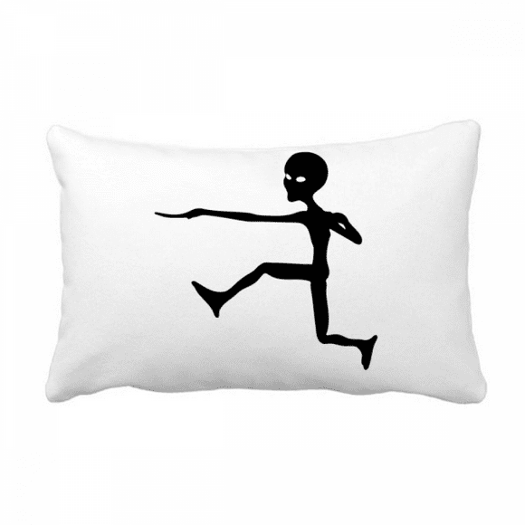 Universe Alien Monster Jumping Alien Throw Pillow Lumbar Insert Cushion Cover Home Decoration