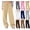 06# Earthy Yellow, variant on Women's Fleece Lined High Waist Joggers - Warm Winter Sweatpants with Pockets, Straight Leg Lounge & Casual Pants,White S