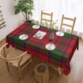 thumbnail image 2 of Rectangle Table Cloth, MacLintock Tartan Resistant Washable Tablecloth Decorative Table Cover for Dining, Indoor and Outdoor, 2 of 6