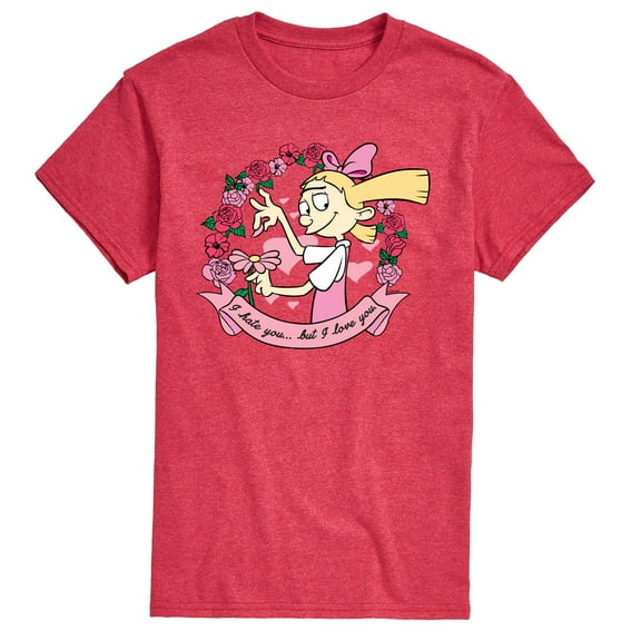 Hey Arnold! - Valentine's I Love You - Men's Short Sleeve Graphic T-Shirt
