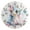 Gold, variant on 3d Unicorns Butterflies Round Wall Clock Silent Analog Battery Operated Black Pointer Home Decor 9.84" Diameter