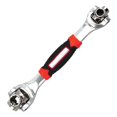 thumbnail image 3 of 48 In 1 Socket Wrench, Rotating Head, 45# Steel Material, Rubber Handle, Easy Carrying, 3 of 8