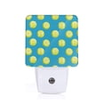 thumbnail image 1 of Fotbe Ball Tennis Pattern Plug-in LED Backlit Night Light with Motion Sensor & Dusk to Dawn Sensor Energy Efficient Night Light, Bedroom Night Light-UK, 1 of 7