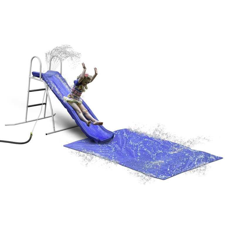 XDP Recreation 6' Water Wave Slide with Ground Tarp, and Built-in