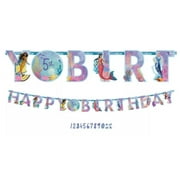 The Little Mermaid Jumbo Add-An-Age Banner, 1ct