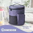 thumbnail image 4 of BKSDUEH Knitting Bag, Yarn Organizer Tote Bag Portable Storage Bag for Yarns, Carrying Projects, Knitting Needles, Crochet Hooks, Manuals and Other Accessories, 4 of 8