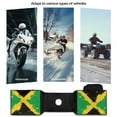 thumbnail image 6 of Uorisanigo ATV Tank Bag ATV Saddle Bags Motorcycle Saddlebag Jamaican Flag Motorcycles Front Fuel Tank Bag for ATVs Dirt Bike Snowmobile with Water/Drink Pocket, 6 of 7