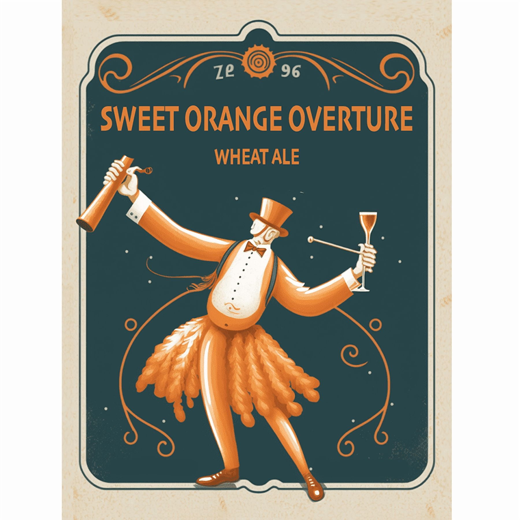 Label Peelers Sweet Orange Overture Wheat Beer Kit