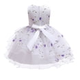 thumbnail image 3 of BJUTIR Girls Dresses 2-10Y Kid Children Girl Sleeveless Floral Embroidered Tulle Ball Gown Princess Prom Dress Outfits Clothes, 3 of 9