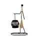 thumbnail image 1 of Candelabro En Forma De Niña Candelabro Decorativo Candelero De Hierro Exquisito Candelabro De Carácter Abstracto Con Cuerda De Cáñamo Marco Desmontable Para Dormitorio Oficina Cafetería Monstrate HA027794-01, 1 of 5