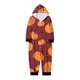 thumbnail image 1 of Family Halloween Pjs Matching Sets Pumpkins Printed Long Sleeve One-Piece Hooded Jumpsuit Winter Jumpsuit with Pockets, 1 of 3