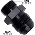 thumbnail image 2 of GFDYREE Adaptateur de Raccord Torique Mâle 10AN vers AN8 ORB 2 Pcs, 2 of 5