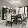 thumbnail image 5 of Michael Amini Paris Chic Wood Dining Side Chair in Espresso, 5 of 5