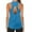 Blue, variant on Women's Workout O-Neck Sleeveless Breathable Backless Tank Yoga Tops Womens Long Sleeve Spandex T Shirt Solid Color Tops for Women Short Sleeve Stretch Tee Blank Athletic Shirts Woman S Workout Top