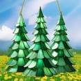 thumbnail image 1 of Artículos para Mujeres Xihbxyly Tres Colgantes de Cadena Acrílica para Árboles de Navidad, 1 of 7