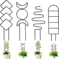thumbnail image 4 of GardensPlants Stem Climbing Support Stake Flower Pots Vine Stand Holder Plant Trellis Support Bracket Garden Decoration, 4 of 19