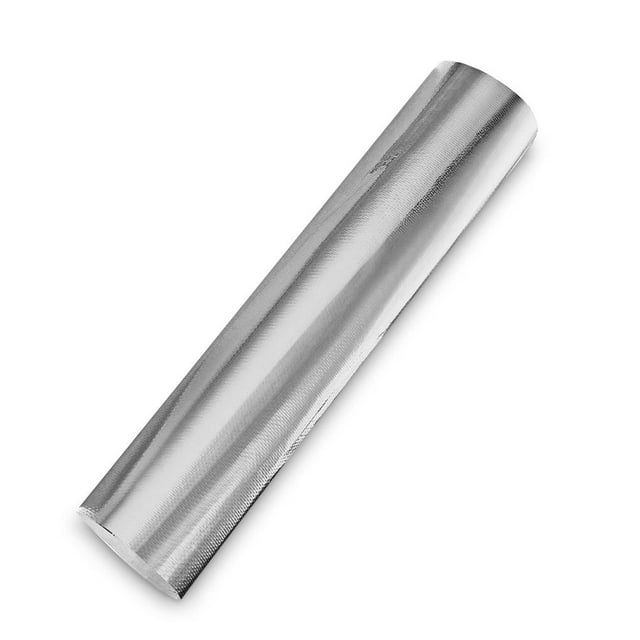 facefd Feuille d'Isolation Thermique Adhésive en Fibre de Verre Aluminisée Multi-Usage pour Portes Pièces Automobiles Réparation Maison pour Tuyau et Auto Argent 30cm*60cm