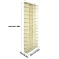 thumbnail image 3 of Rack Storage Organizer for Hallway and Closet 26 Pocket Clear Wall Shoe Holder with Hanging Door Rack and Portable Wardrobe Space Saving Utility for Home, 3 of 4