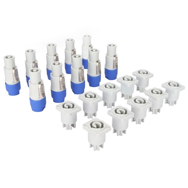 3 Pin Speaker Power Connector, Stable 3 Pin Male And Female Head Connectors For Beam Light