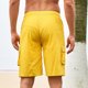 thumbnail image 4 of Ceisia Men's Spring Summer Solid Color Gift Elastic Waist Drawstring Swimming Trunks - Lightweight Beach Casual Pocket Shorts, 4 of 8